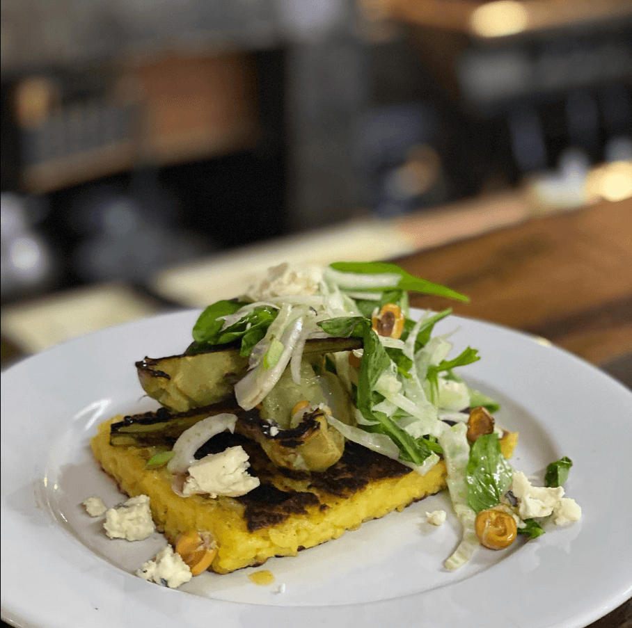 Foto de polenta enplatado